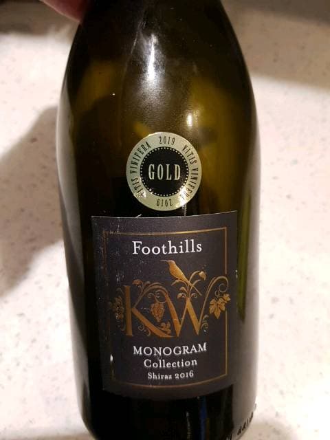 Foothills Monogram Collection Shiraz