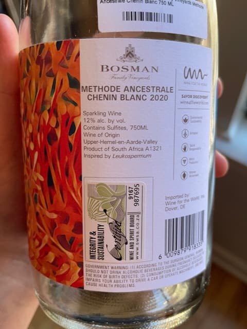 Méthode Ancestrale Chenin Blanc