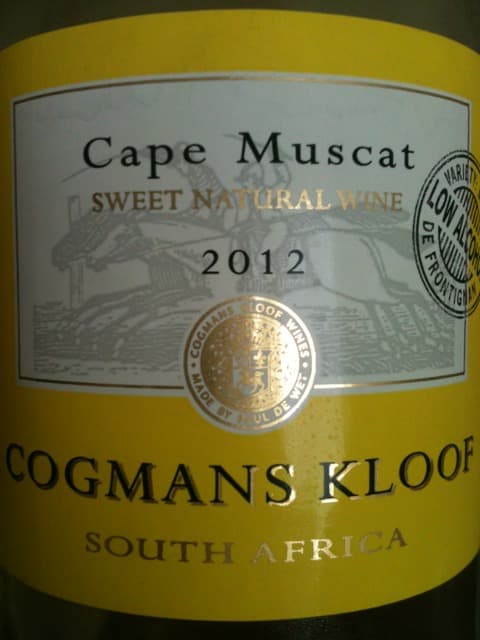 Cogmans Kloof Cape Muscat