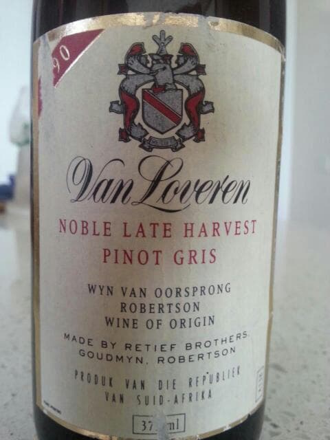 Noble Late Harvest Pinot Gris