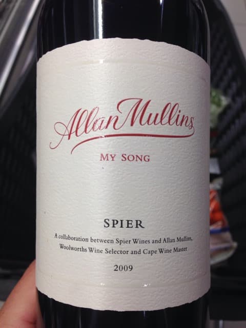 Allan Mullins My Song Red Blend