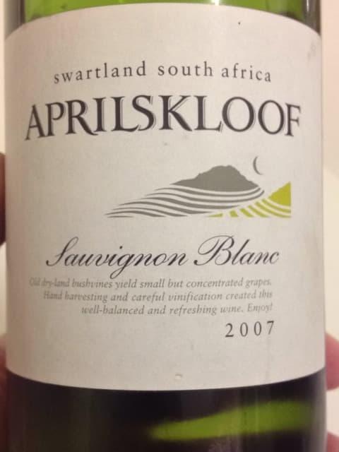 Aprilskloof Sauvignon Blanc
