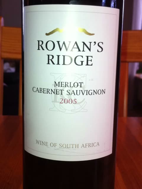 Rowan's Ridge Cabernet Sauvignon - Merlot