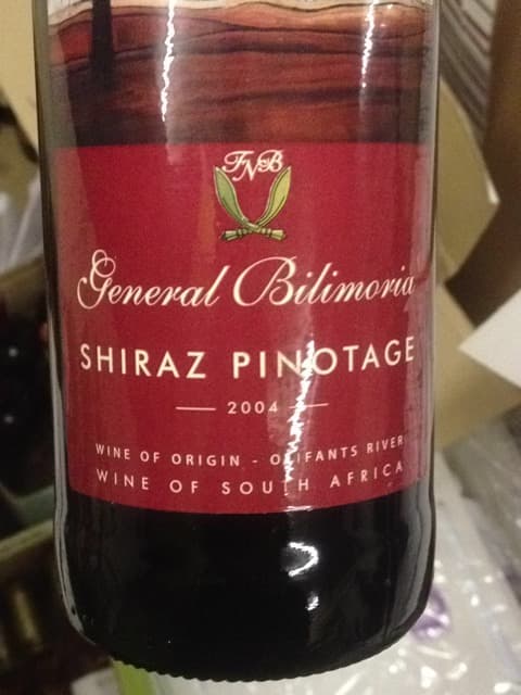 General Bilimoria Shiraz - Pinotage