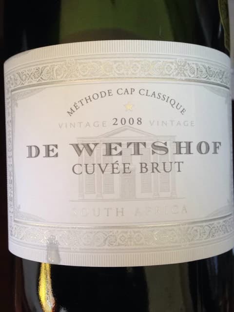 Méthode Cap Classique Cuvée Brut Vintage Reserve