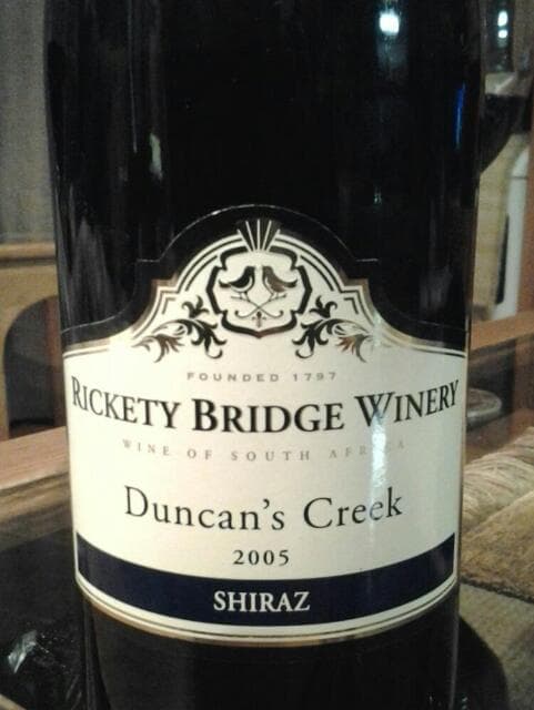 Duncan's Creek Shiraz