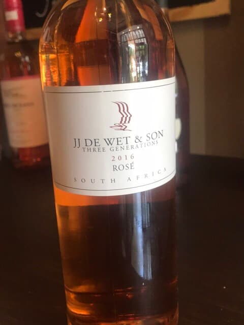 JJ de Wet & Son Three Generations Rosé