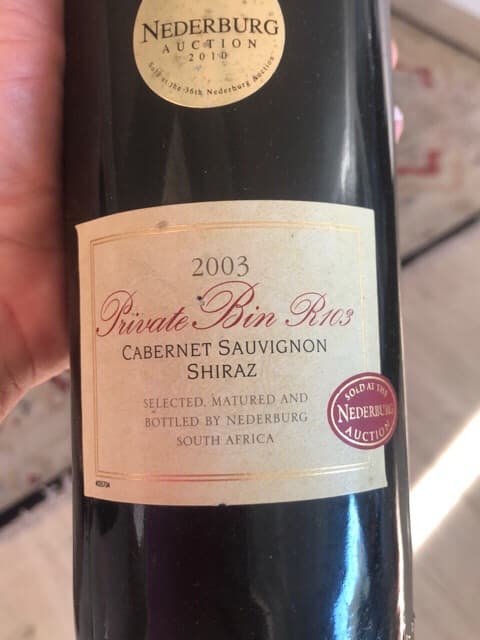 Private Bin R103 Cabernet Sauvignon - Shiraz