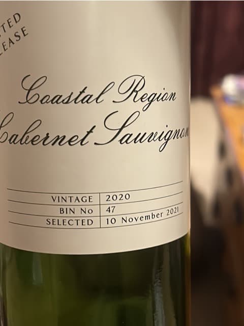 Limited Release Bin No. 47 Cabernet Sauvignon