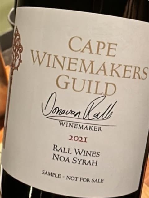 Cape Winemakers Guild Noa Syrah