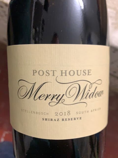 Merry Widow Reserve Shiraz