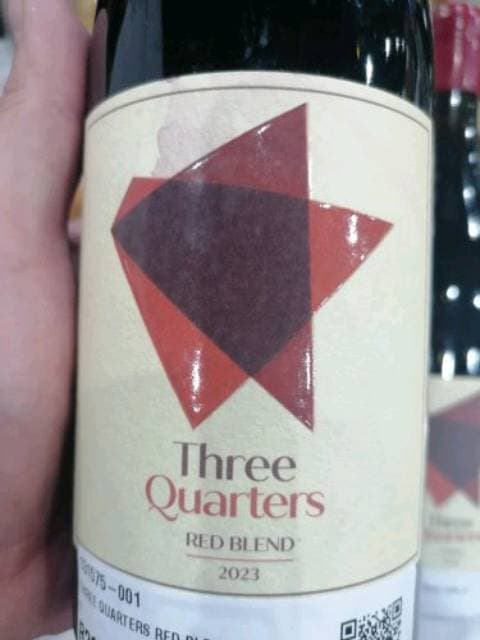 Three Quarters Red Blend