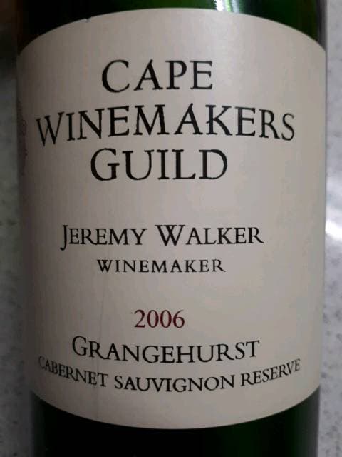Cape Winemakers Guild Reserve Cabernet Sauvignon