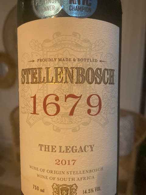 Stellenbosch 1679 The Legacy