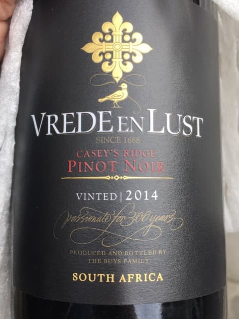 Casey’s Ridge Pinot Noir
