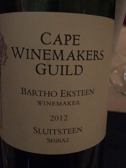 Cape Winemakers Guild Sluitsteen Shiraz