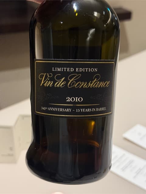 Vin de Constance 340th Anniversary Limited Edition