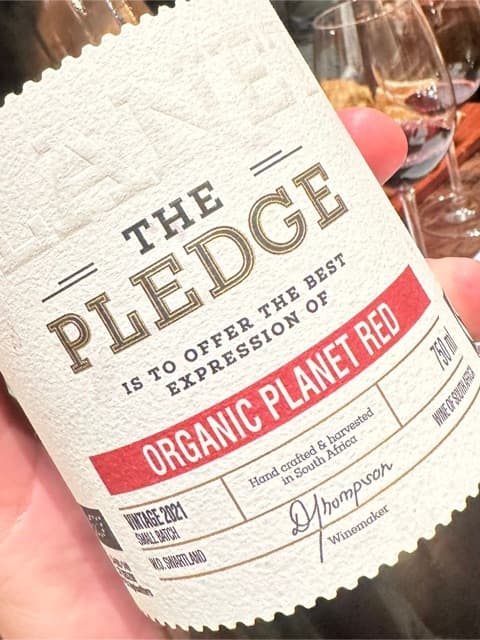 The Pledge Organic Planet Red