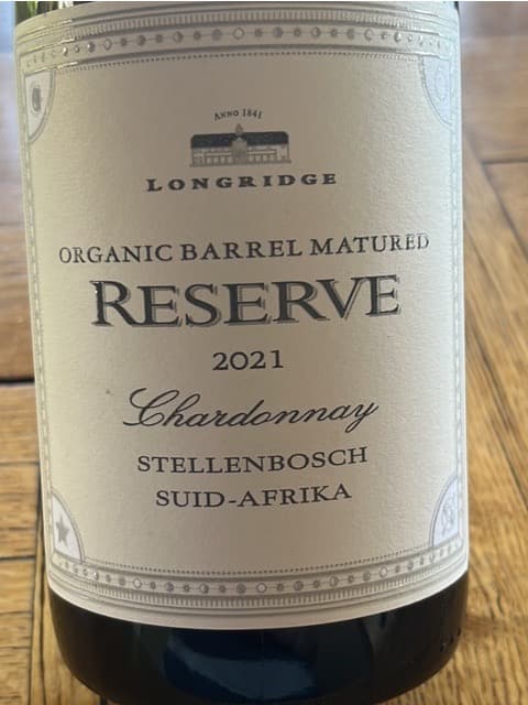 Reserve Chardonnay