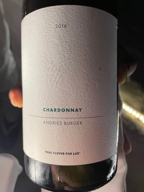 Andries Burger Chardonnay