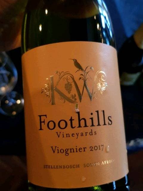 Foothills Vineyards Viognier