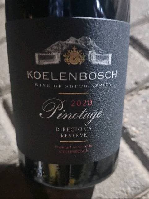 Koelenbosch Director's Reserve Pinotage