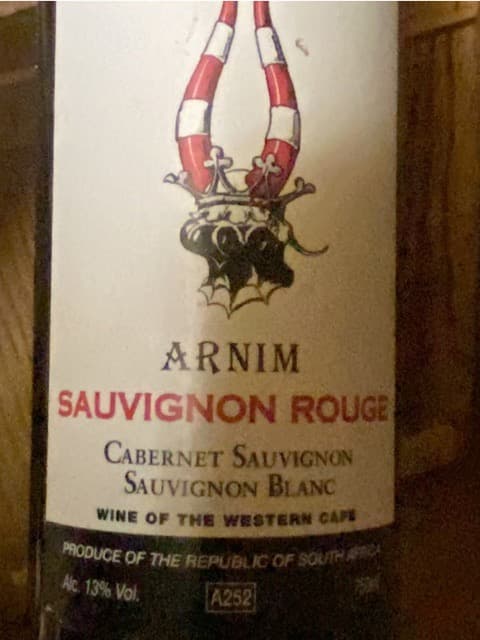 Arnim Sauvignon Rouge Cabernet Sauvignon - Sauvignon Blanc