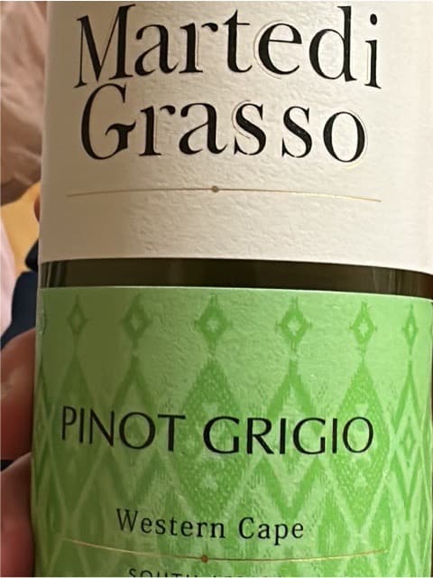 Martedi Grasso Pinot Grigio