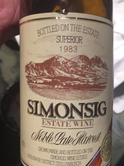 Noble Late Harvest Chenin Blanc