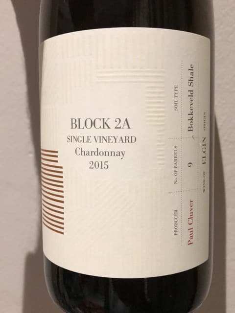 Block 2A Single Vineyard Chardonnay