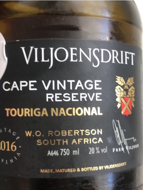 Cape Vintage Reserve Touriga Nacional