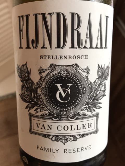 Fijndraai Family Reserve Van Coller
