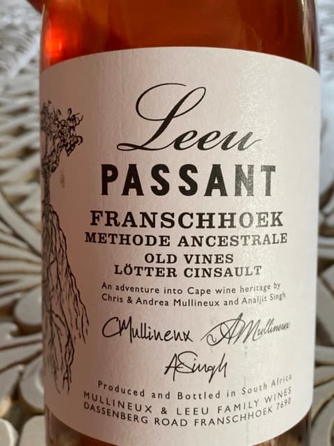 Leeu Passant Old Vines Lötter Cinsault Methode Ancestrale
