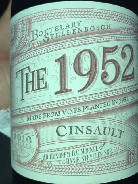 The 1952 Cinsault