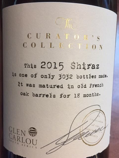 The Curator's Collection Shiraz