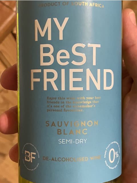 My Best Friend Sauvignon Blanc Semi Dry