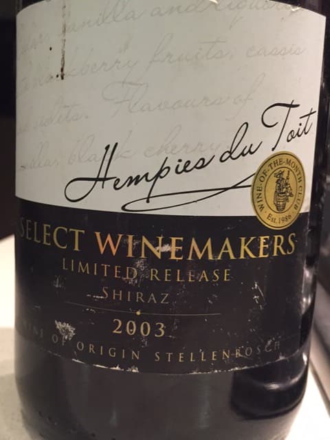Select Winemakers Limited Release Shiraz