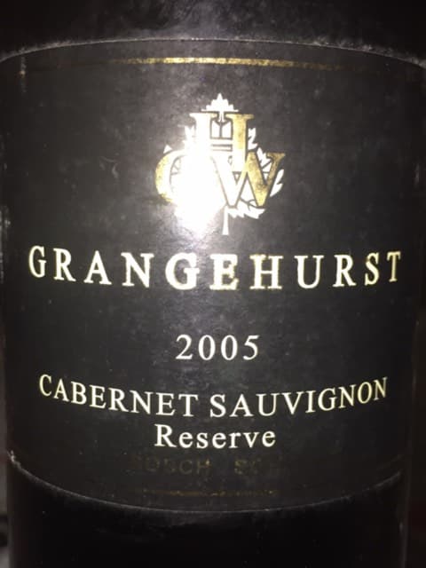 Reserve Cabernet Sauvignon