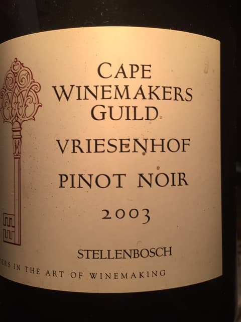 Cape Winemakers Guild Pinot Noir