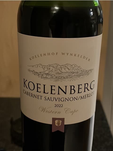 Koelenberg Cabernet Sauvignon - Merlot