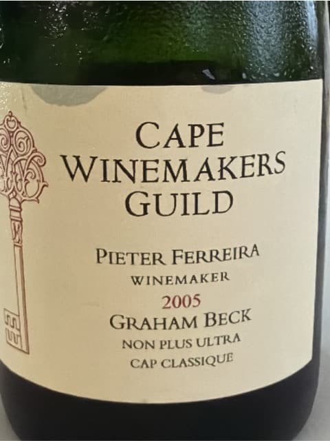 Cape Winemakers Guild Non Plus Ultra Méthode Cap Classique