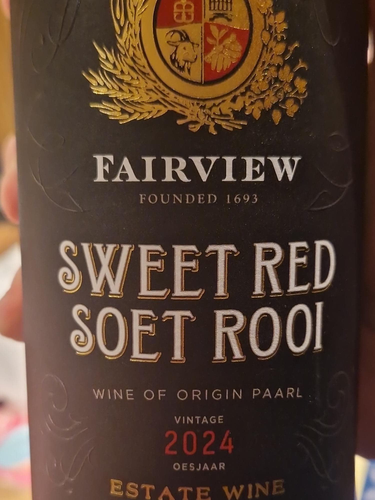 Soet Rooi Sweet Red