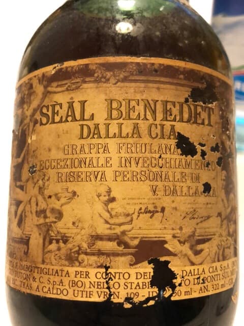 Grappa Seal Benedet Riserva Particolare