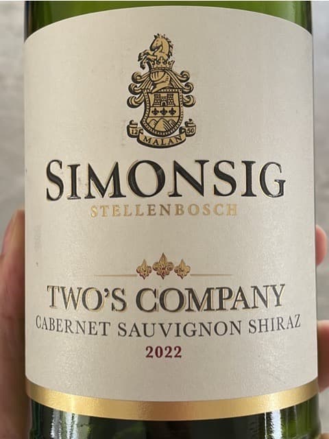 Two’s Company Cabernet Sauvignon - Shiraz