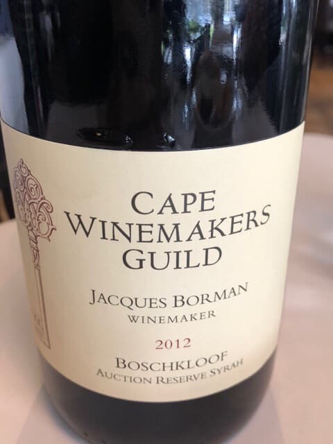 Jacques Borman Cape Winemakers Guild CWG Conclusion