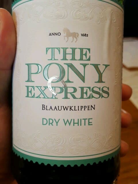 The Pony Express Dry White