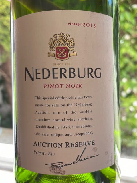 Auction Reserve Pinot Noir
