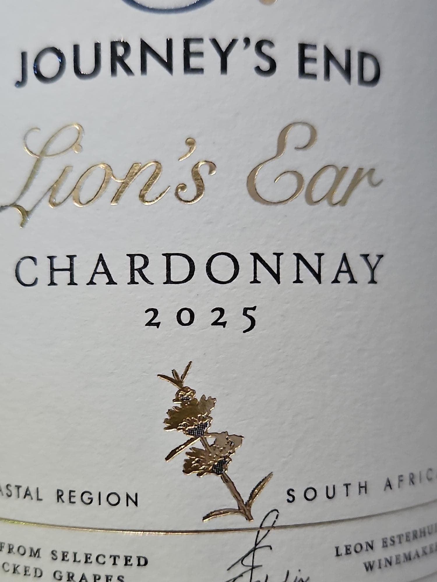 Lion’s Ear Chardonnay