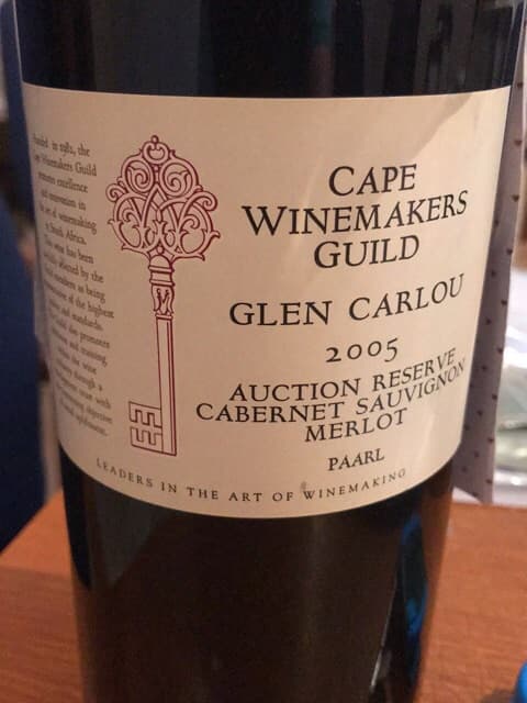 Cape Winemakers Guild Auction Reserve