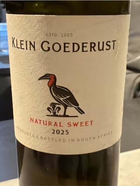 Natural Sweet Chenin Blanc